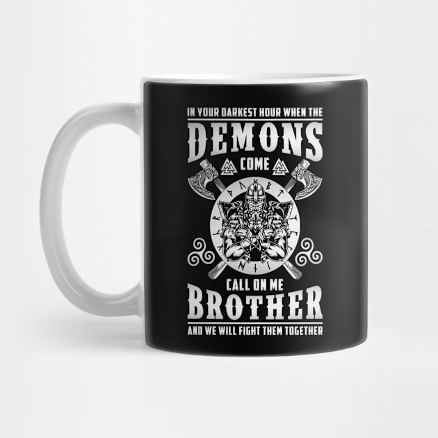 Demons Viking Valhalla Norse by T-Shirt.CONCEPTS